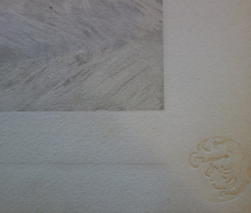 Marguerite DELORME : La Poupée - Lithographie (détail)