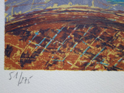 Nancy DELOUIS : Rêve de petite fille - Lithographie (détail)