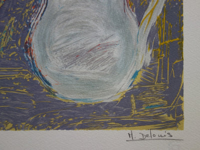 Nancy DELOUIS : Rêve de petite fille - Lithographie (détail)