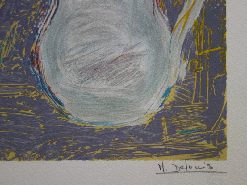 Nancy DELOUIS : Rêve de petite fille - Lithographie (détail)
