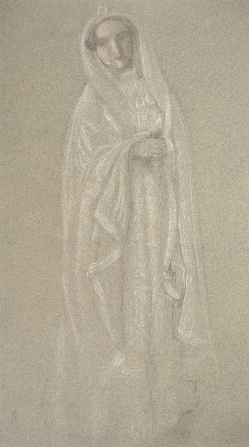 Maurice DENIS : Figure de femme, Etude pour l&