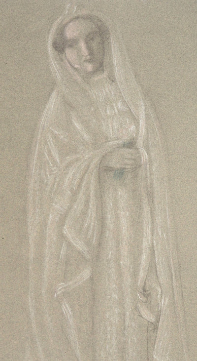 Maurice DENIS : Figure de femme, Etude pour l'Eternel Printemps, Lithographie originale (photo de détail 3) - Crédit photo : Galerie Art.Paris