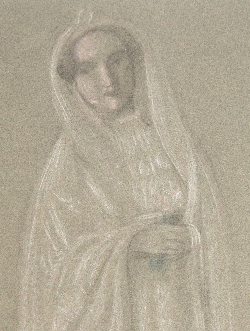 Maurice DENIS : Figure de femme, Etude pour l&