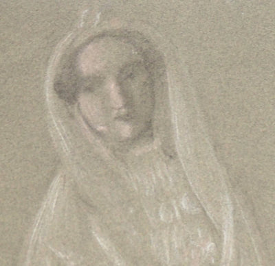 Maurice DENIS : Figure de femme, Etude pour l'Eternel Printemps, Lithographie originale (photo de détail 5) - Crédit photo : Galerie Art.Paris