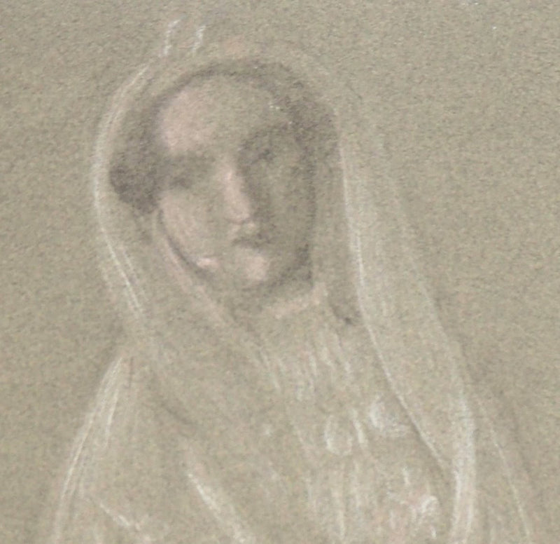 Maurice DENIS : Figure de femme, Etude pour l&
