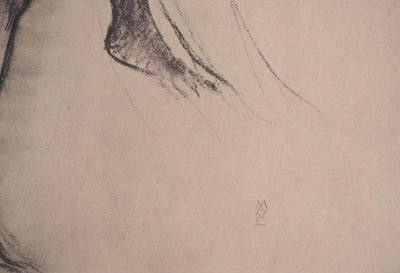 Maurice DENIS : Etude pour la figure d'Ariane, Lithographie originale (photo de détail 2) - Crédit photo : Galerie Art.Paris