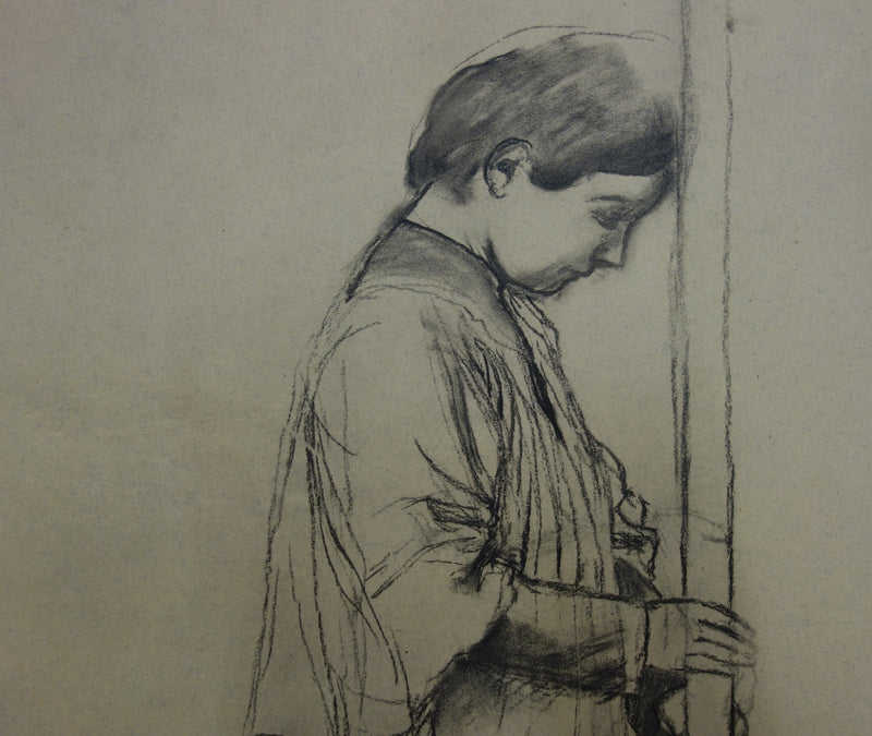 Maurice DENIS : Pèlerin priant, Lithographie originale (photo de détail 2) - Crédit photo : Galerie Art.Paris