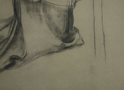 Maurice DENIS : Pèlerin priant, Lithographie originale (photo de détail 4) - Crédit photo : Galerie Art.Paris