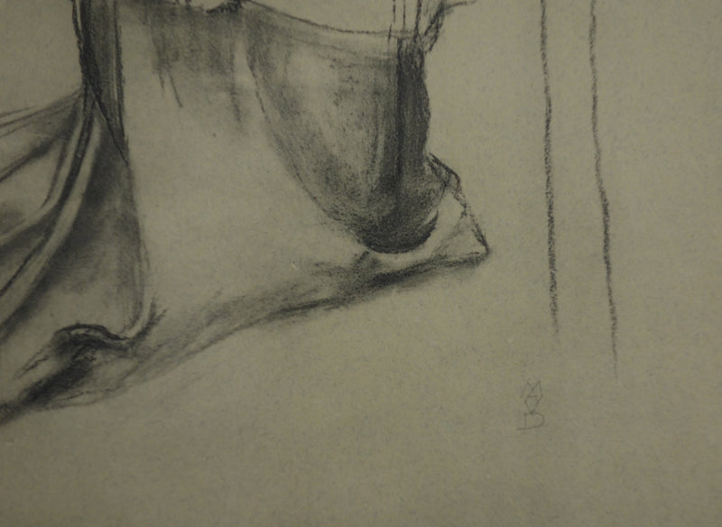 Maurice DENIS : Pèlerin priant, Lithographie originale (photo de détail 4) - Crédit photo : Galerie Art.Paris