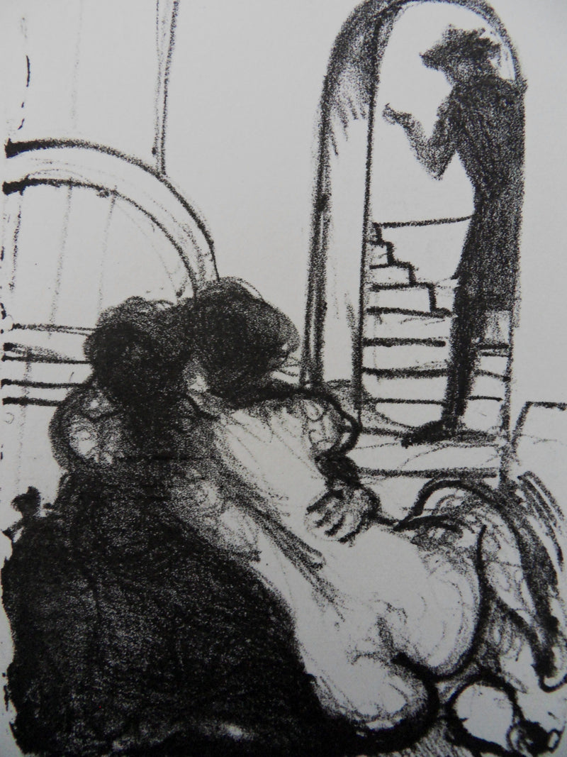 André DERAIN : Les amants surpris, Lithographie originale (photo de détail 2) - Crédit photo : Galerie Art.Paris