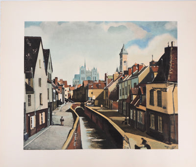 André DERAIN : Amiens - Lithographie