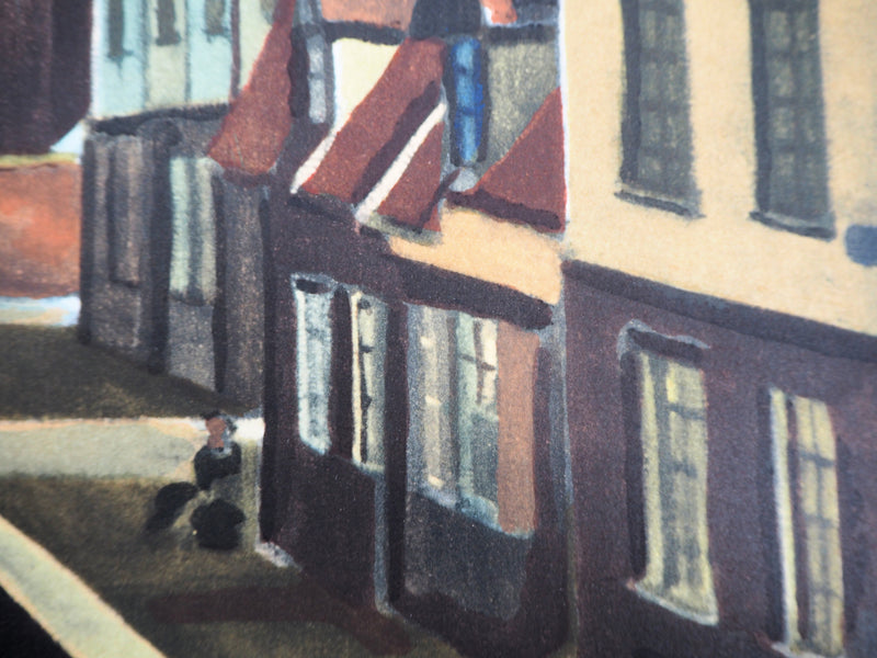 André DERAIN : Amiens - Lithographie (détail)