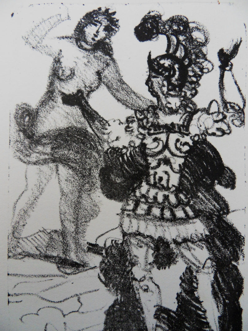 André DERAIN : Le chevalier et sa conquête, Lithographie originale (photo de détail 2) - Crédit photo : Galerie Art.Paris