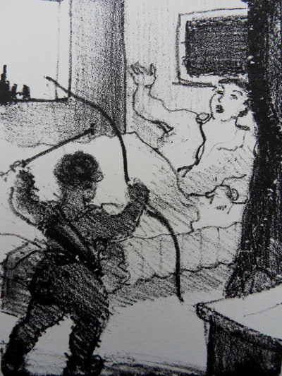 André DERAIN : Cupidon et les flèches de l'amour, Lithographie originale (photo de détail 2) - Crédit photo : Galerie Art.Paris