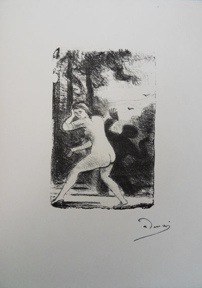 André DERAIN : Nu et ombre effrayante, Lithographie originale (vue générale) - Crédit photo : Galerie Art.Paris