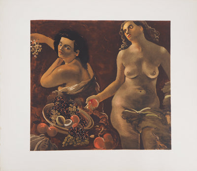 André DERAIN : Fruits d'automne (deux nus) - Lithographie