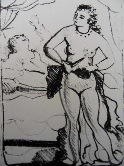 André DERAIN : Après l'amour, Lithographie originale (photo de détail 2) - Crédit photo : Galerie Art.Paris