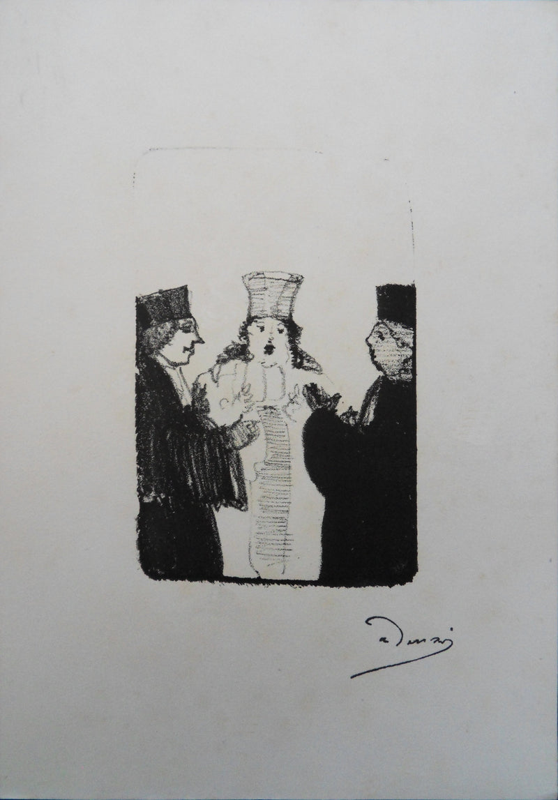 André DERAIN : Justice : Juge et Avocats, Lithographie originale (vue générale) - Crédit photo : Galerie Art.Paris