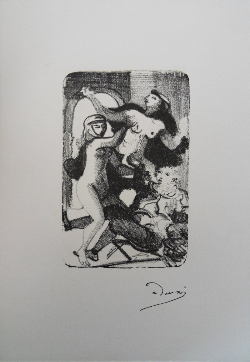 André DERAIN : Liesse et débauche, Lithographie originale (vue générale) - Crédit photo : Galerie Art.Paris