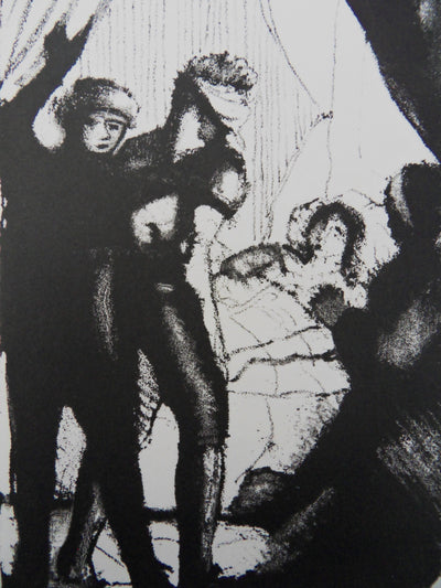 André DERAIN : La malade, Lithographie originale (photo de détail 2) - Crédit photo : Galerie Art.Paris