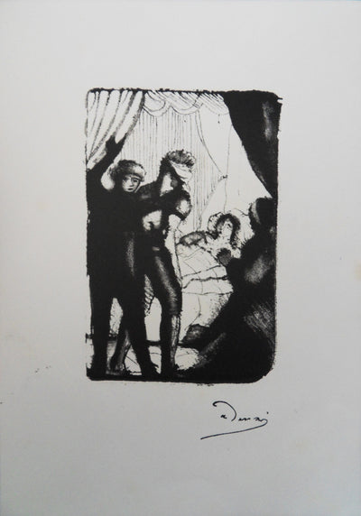 André DERAIN : La malade, Lithographie originale (vue générale) - Crédit photo : Galerie Art.Paris