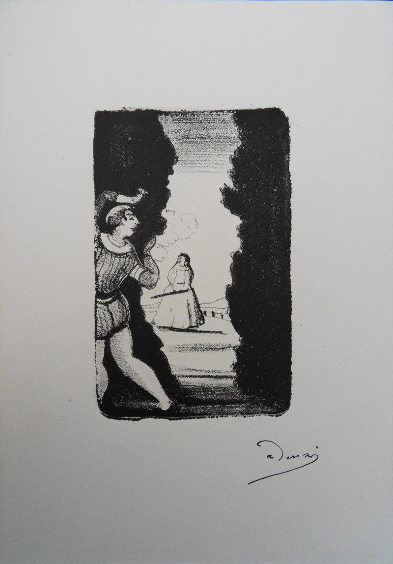 André DERAIN : Le rendez vous secret, Lithographie originale (vue générale) - Crédit photo : Galerie Art.Paris