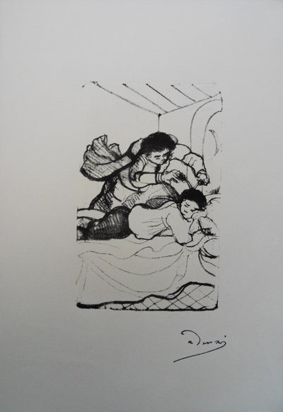 André DERAIN : Le voleur, Lithographie originale (vue générale) - Crédit photo : Galerie Art.Paris