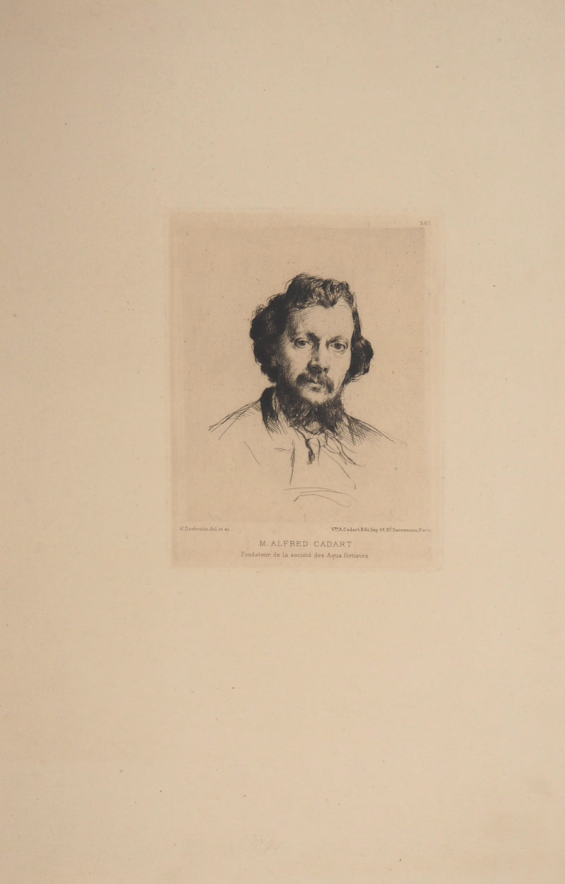Marcelin DESBOUTIN : Portrait d&