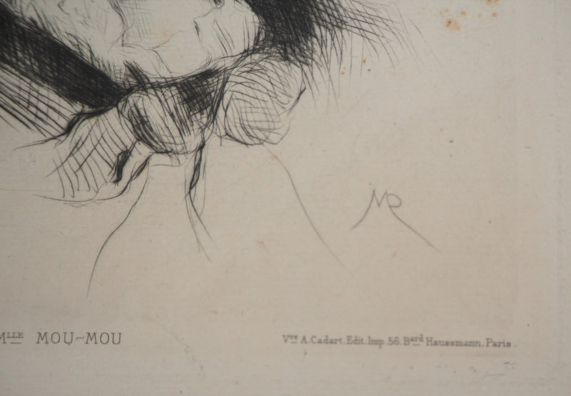 Marcelin DESBOUTIN : Portrait d&