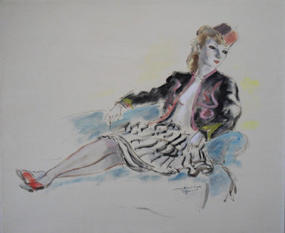 André DIGNIMONT :  - Aquarelle