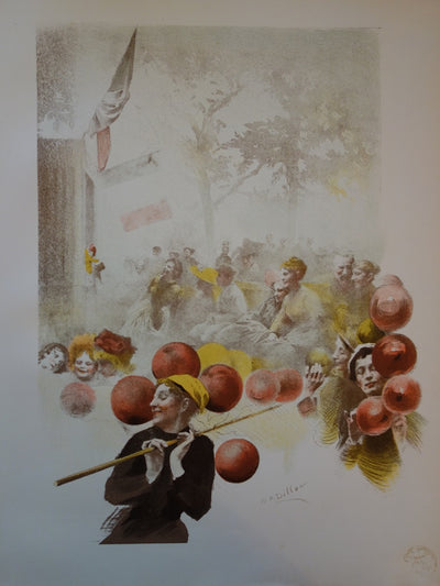 Henri Patrice DILLON : Polichinelle - Lithographie