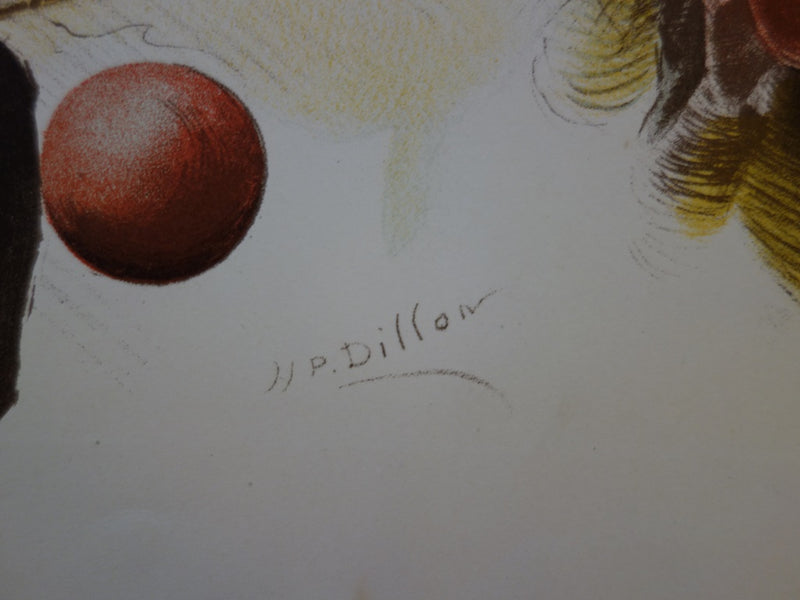 Henri Patrice DILLON : Polichinelle - Lithographie (détail)