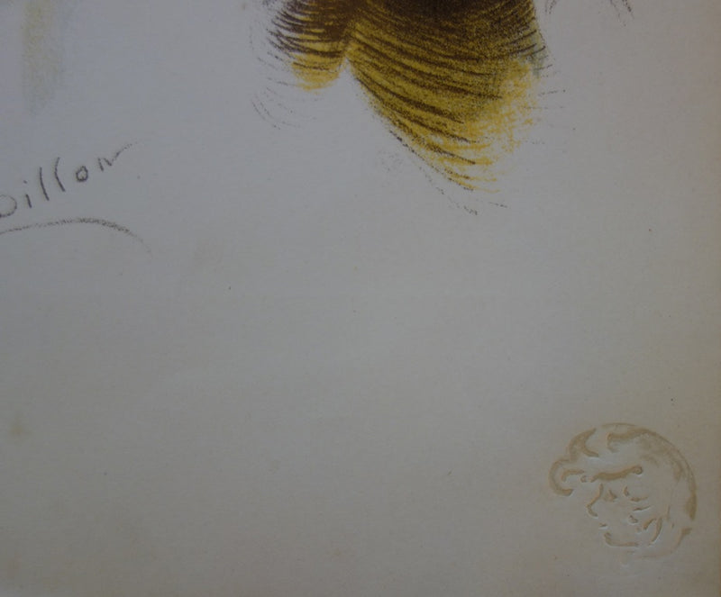 Henri Patrice DILLON : Polichinelle - Lithographie (détail)