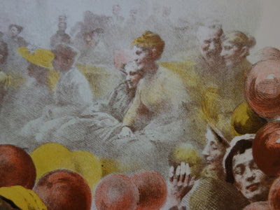 Henri Patrice DILLON : Polichinelle - Lithographie (détail)