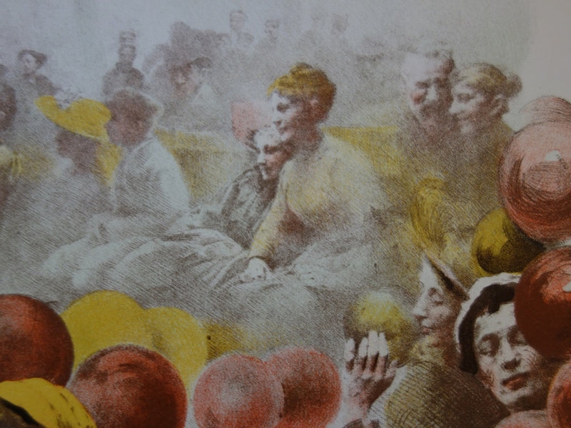 Henri Patrice DILLON : Polichinelle - Lithographie (détail)