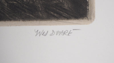 Yves DOARE : Le chercheur d'âme - Gravure (détail)