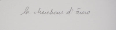 Yves DOARE : Le chercheur d'âme - Gravure (détail)