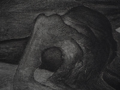Yves DOARE : Chimère n°1 - Gravure (détail)