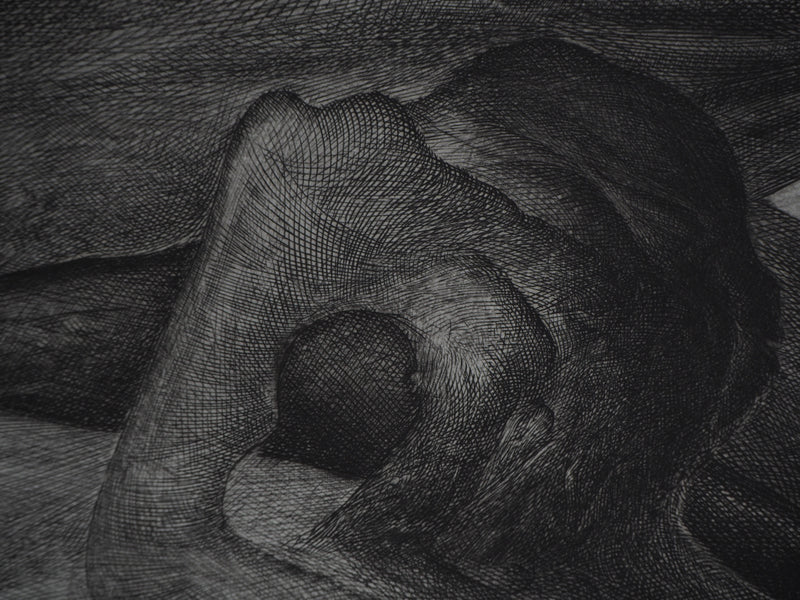 Yves DOARE : Chimère n°1 - Gravure (détail)