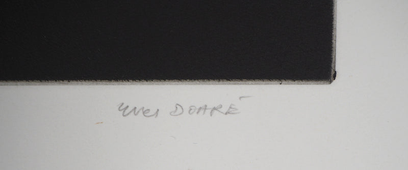 Yves DOARE : Chimère n°1 - Gravure (détail)
