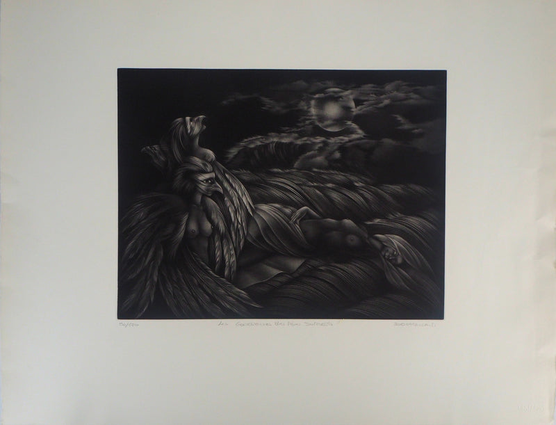 T. DONATELLA : Les gardiennes des rêves - Gravure