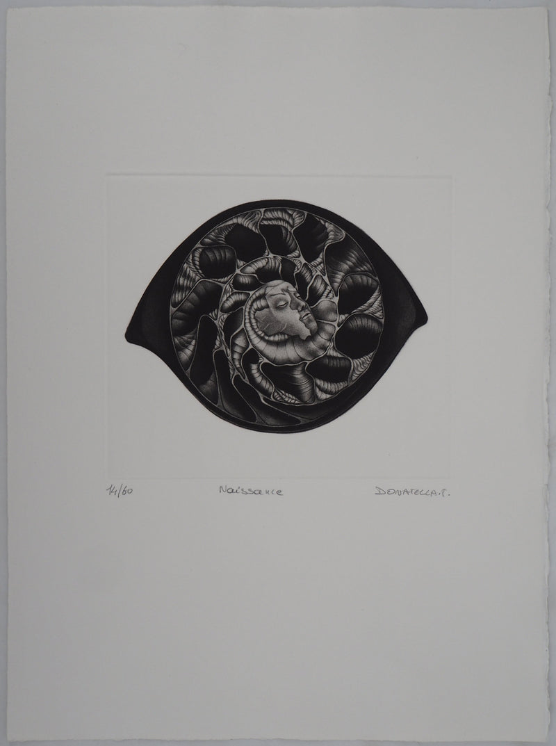  DONATELLA T : Naissance - Gravure (détail)