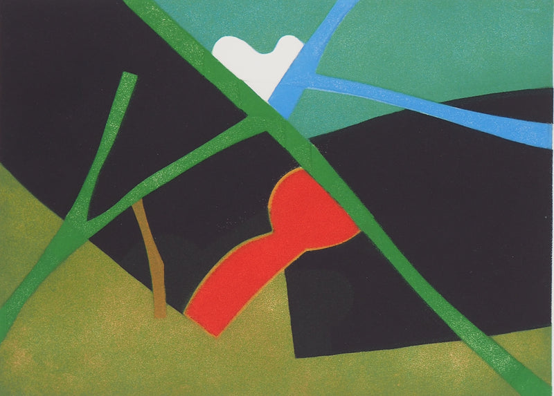 Bertrand DORNY : Petit voyage, Lointain - Gravure