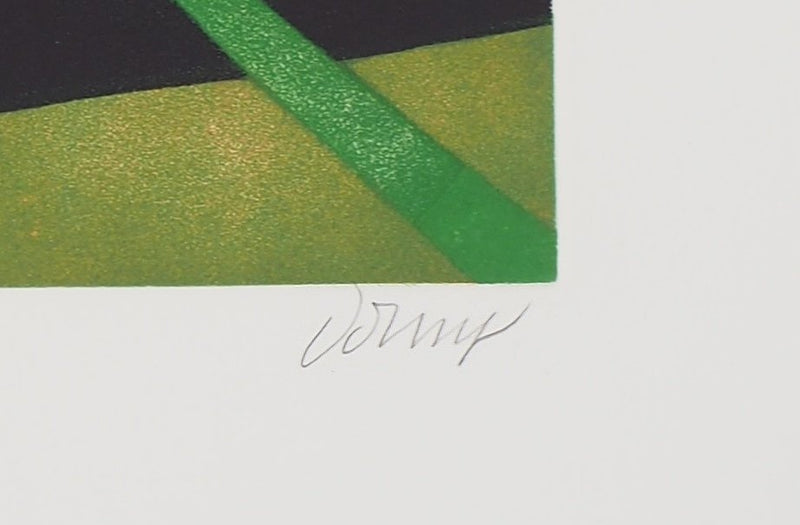 Bertrand DORNY : Petit voyage, Lointain - Gravure (détail)