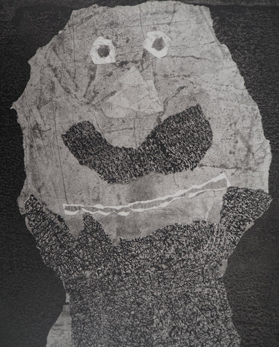 Jean DUBUFFET : Barbe des perplexités - Lithographie (détail)