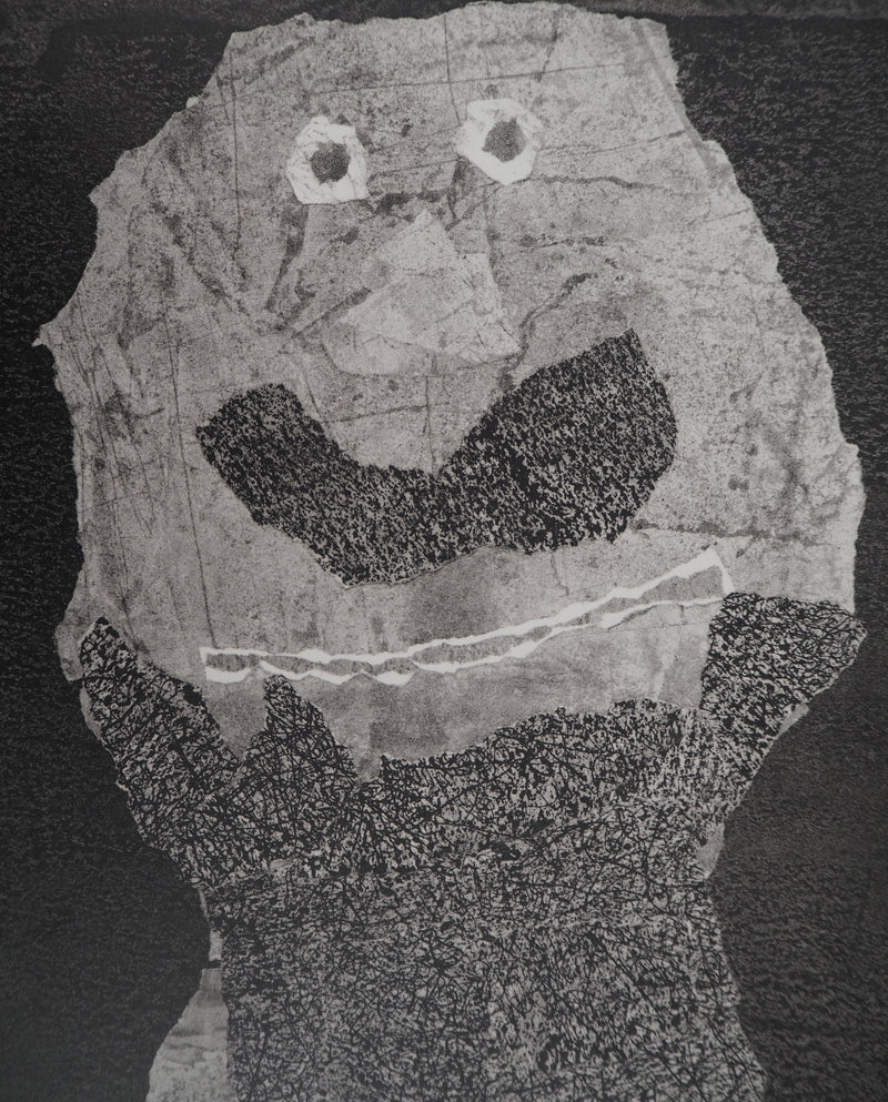 Jean DUBUFFET : Barbe des perplexités - Lithographie (détail)