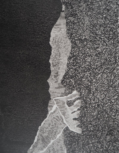 Jean DUBUFFET : Barbe des perplexités - Lithographie (détail)
