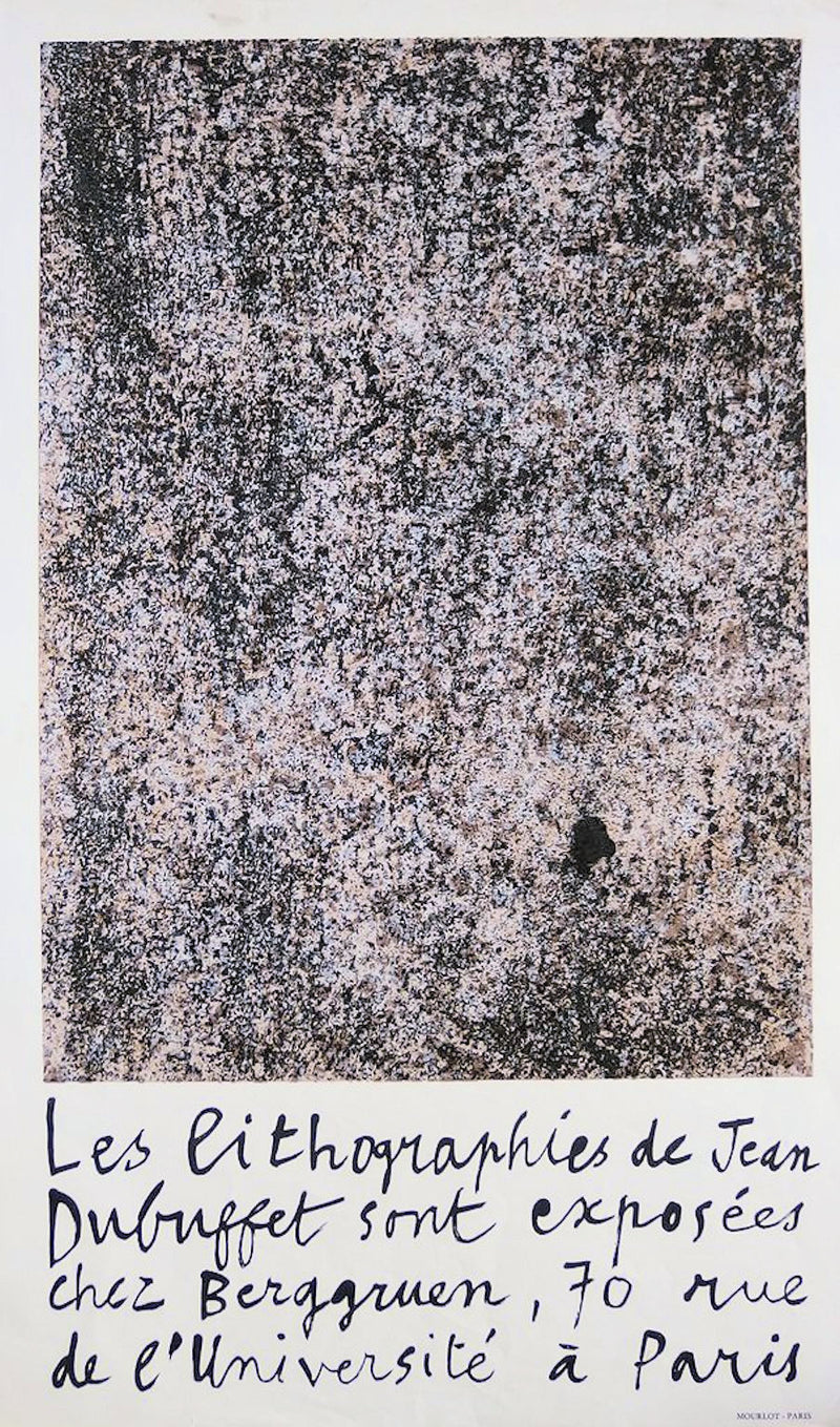 Jean DUBUFFET : Les lithographies / Berggruen, 1960 - Lithographie