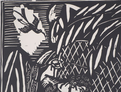 Raoul DUFY : La pêche, 1910 - Gravure sur bois (détail)