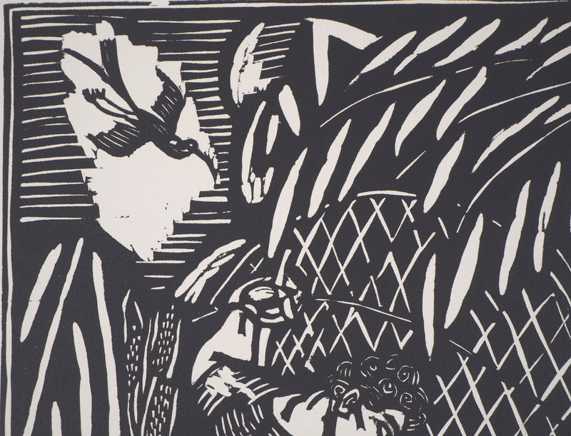 Raoul DUFY : La pêche, 1910 - Gravure sur bois (détail)
